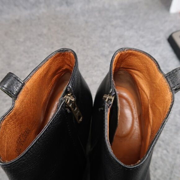 Madewell Shoes Womens 7 Bootie Fashion Classic Billie Boot Leather Stacked Heel - Picture 15 of 15